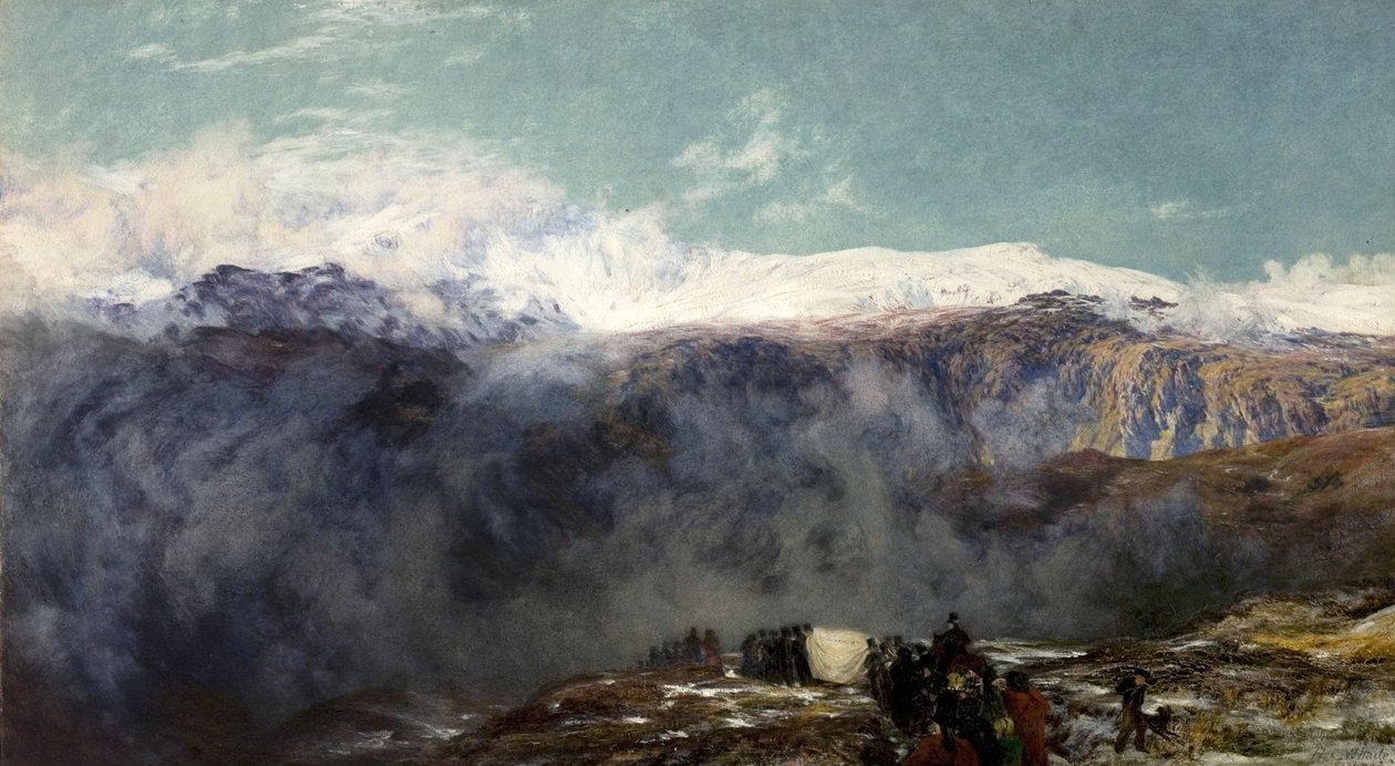 En walisisk begravelse av Henry Clarence Whaite