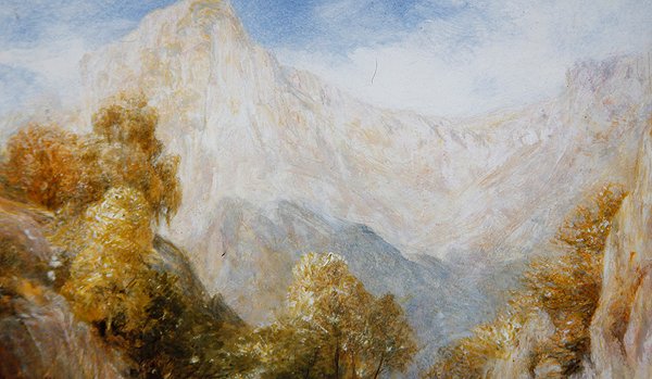 In the Hills, ca. 1850 (olje på panel) av Henry Clarence Whaite