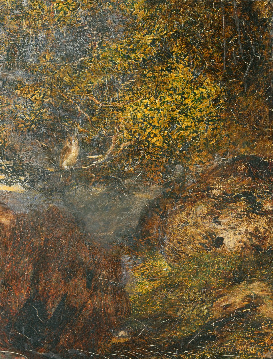 'The Penitent's Vision: The Owl', 1848-1912 av Henry Clarence Whaite