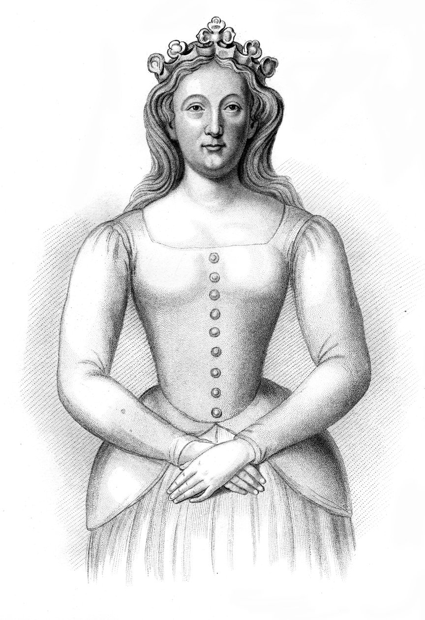 Philippa av Hainault, 1851. av Henry Colburn