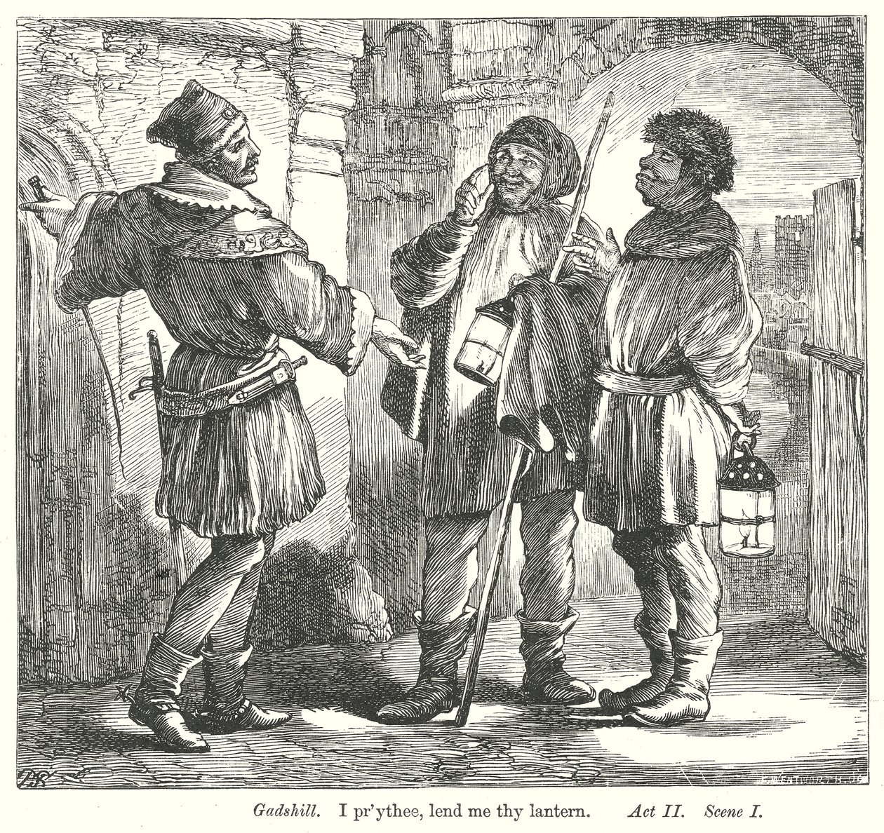 Kong Henrik IV del I (gravering) av Henry Courtney (after) Selous