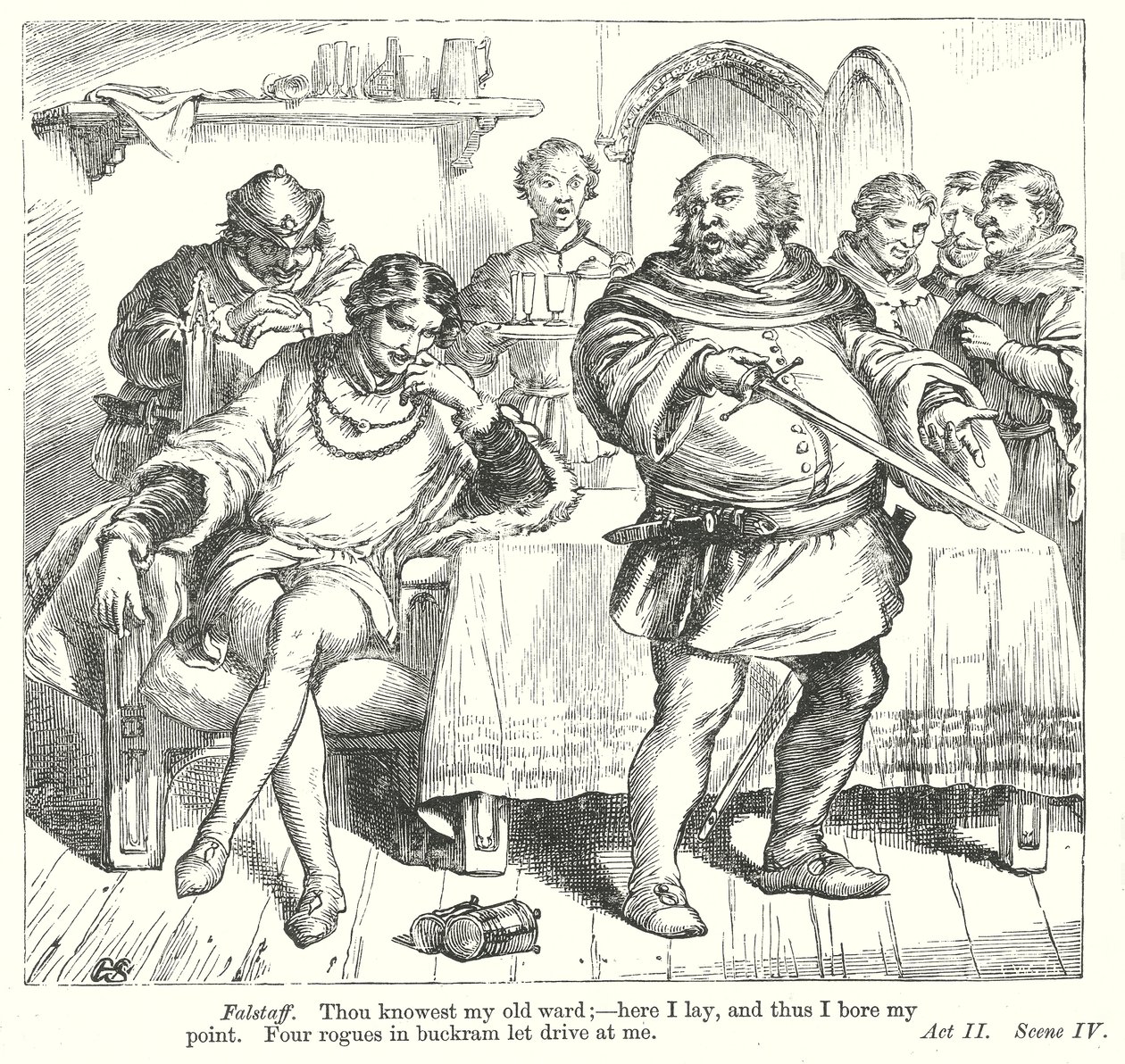 Kong Henrik del I (gravering) av Henry Courtney (after) Selous