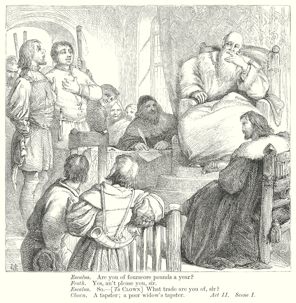 Mål for mål (gravering) av Henry Courtney (after) Selous