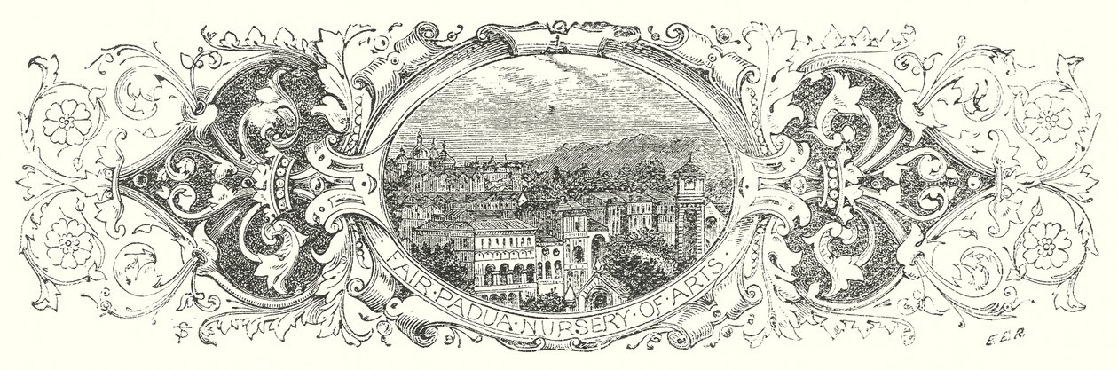 Padua (gravering) av Henry Courtney (after) Selous