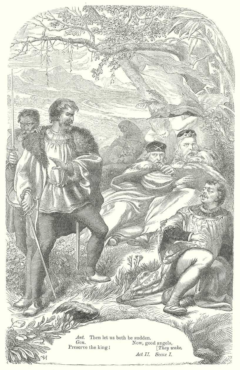 Stormen (gravering) av Henry Courtney (after) Selous