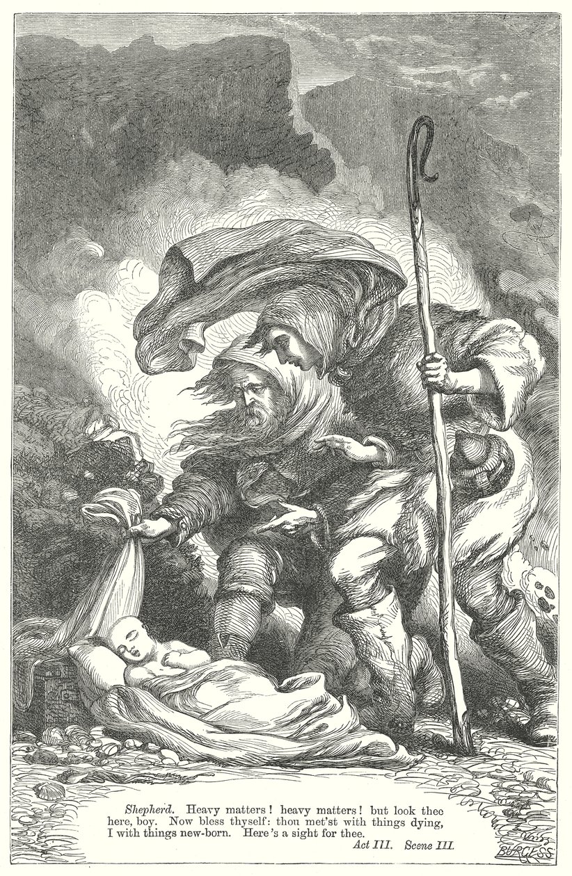 Vintereventyret (gravering) av Henry Courtney (after) Selous