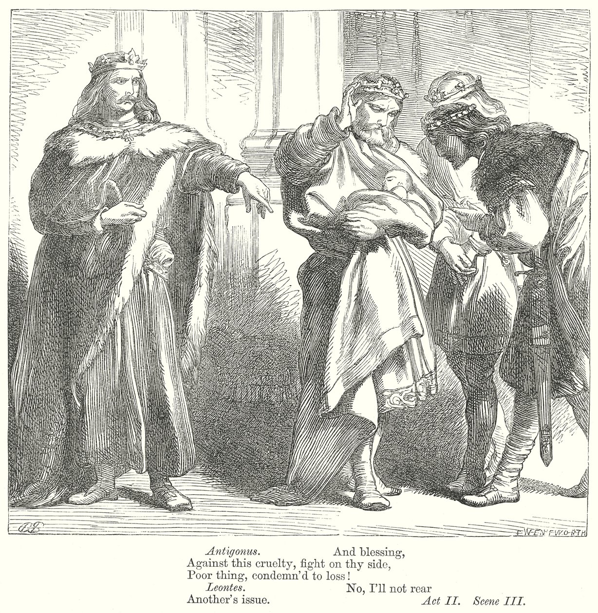 Vintereventyret (gravering) av Henry Courtney (after) Selous