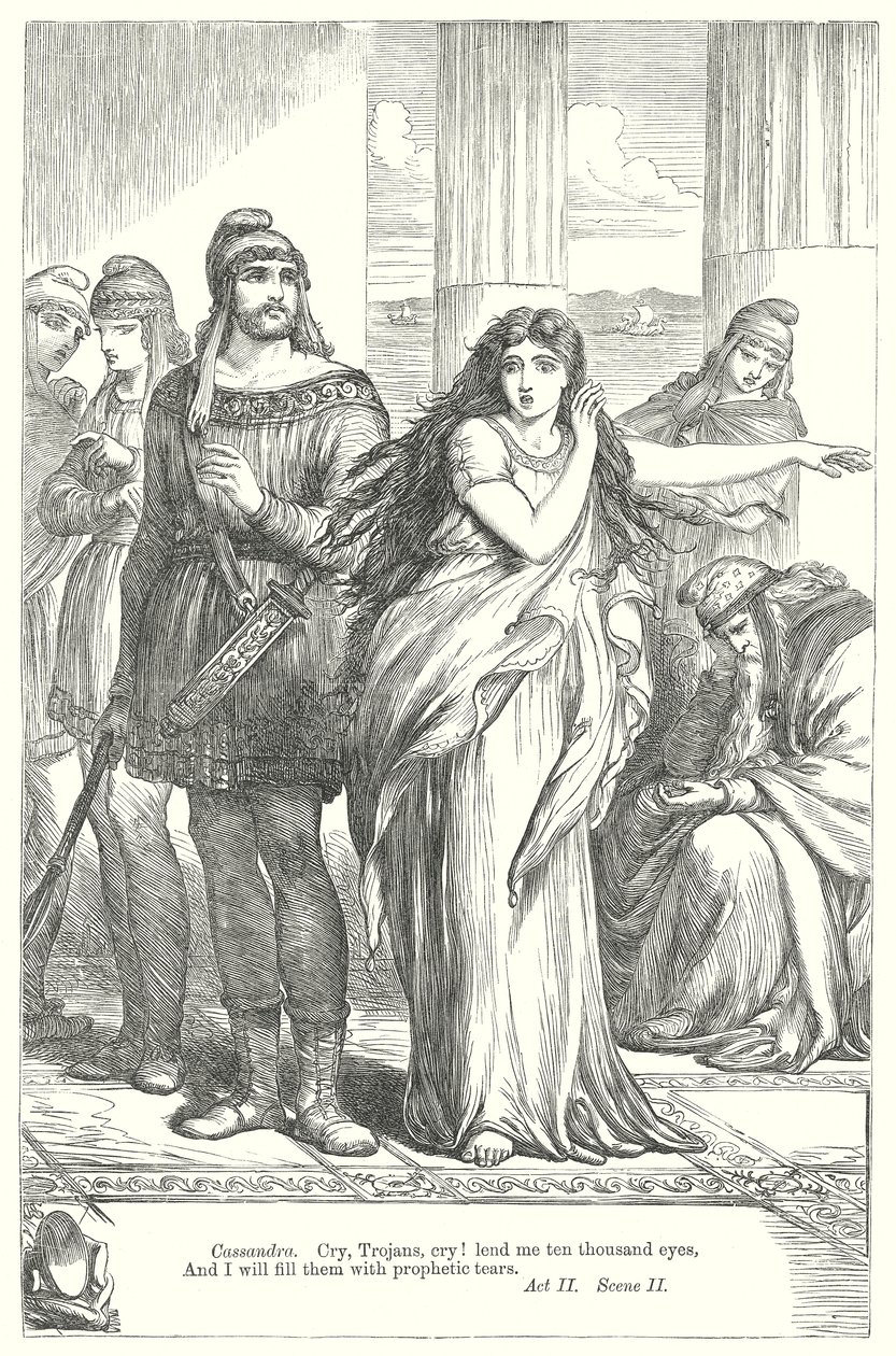 Troilus og Kressida (gravering) av Henry Courtney (after) Selous