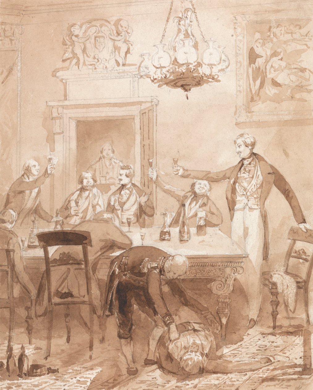 The Life of a Nobleman: Scene the Second - The First Party av Henry Dawe