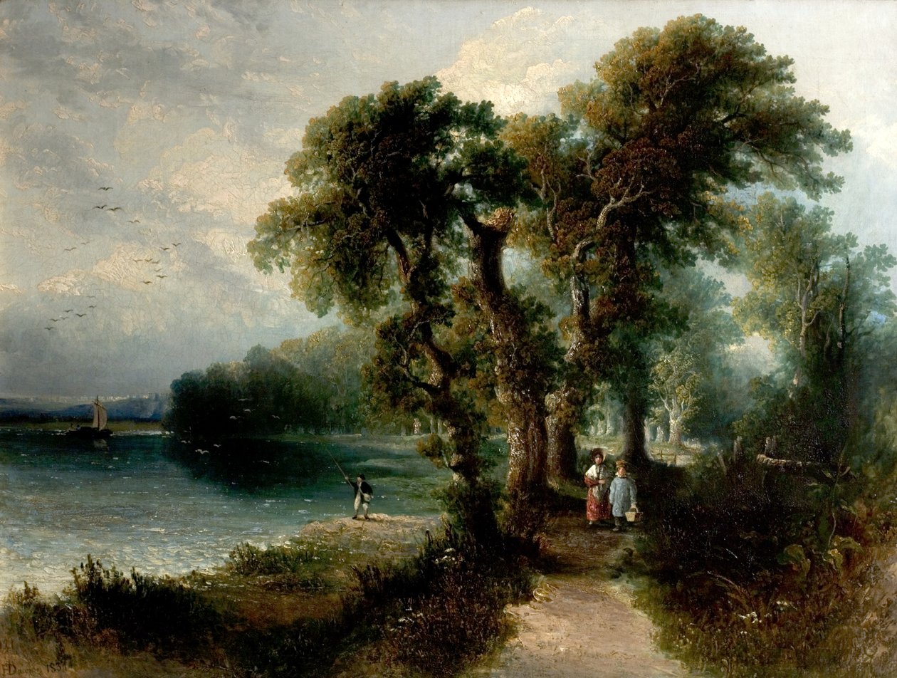 Nottingham fra Wilford Grove, 1831 av Henry Dawson