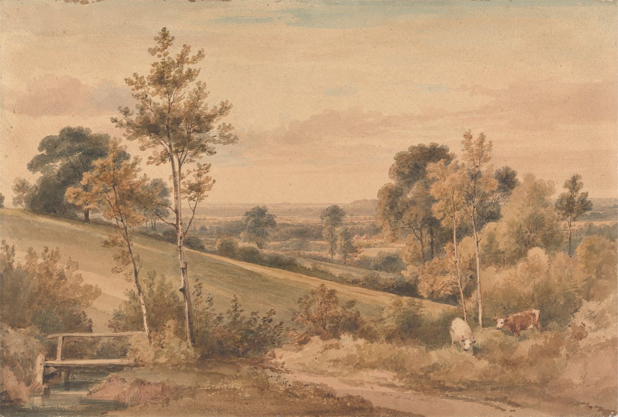 Lille Bushey, Hertfordshire av Henry Edridge