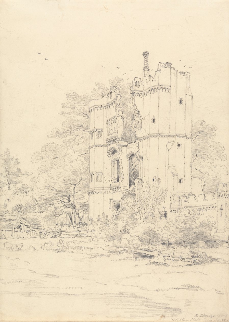 Nether Hall, Essex av Henry Edridge