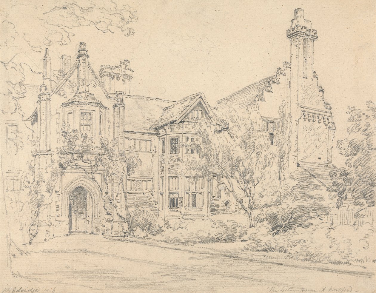 Forelesningshuset, Watford av Henry Edridge
