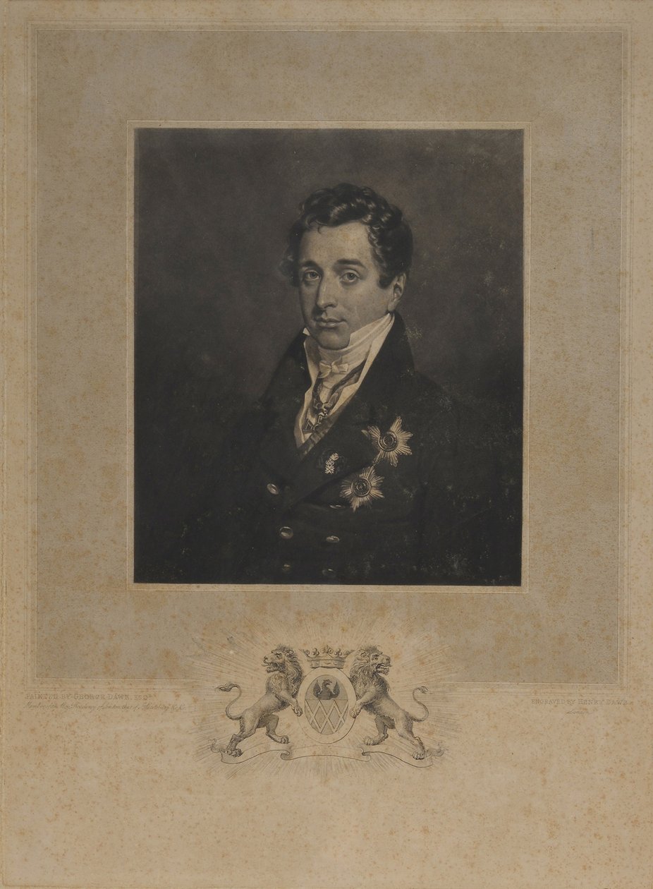 Portrett av Kyrill Alexandrovich Naryshkin 1786-1838 av Henry Edward Dawe