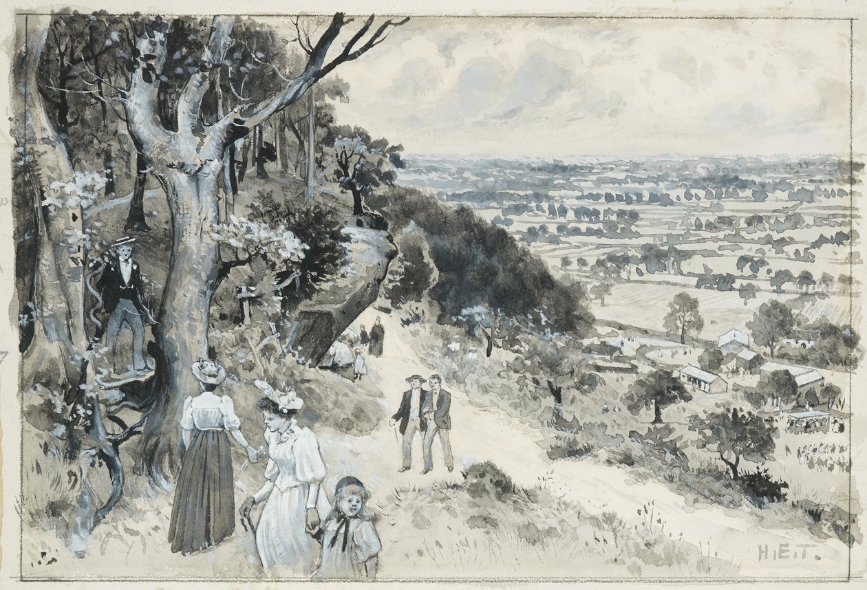 Alderley Edge, en piknik av Henry Edward Tidmarsh