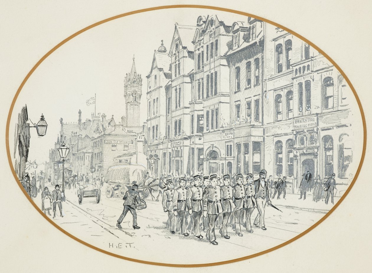 Boy's Refuge, Strangeways (blyant, blekk av Henry Edward Tidmarsh