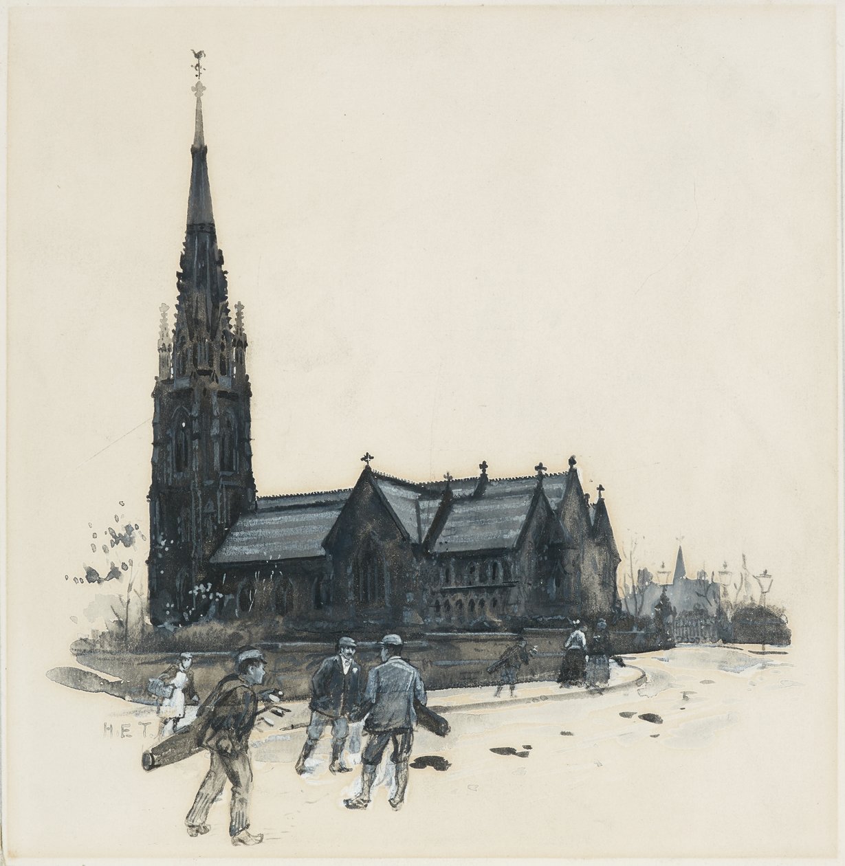 Broughton Park Congreagational Chapel av Henry Edward Tidmarsh