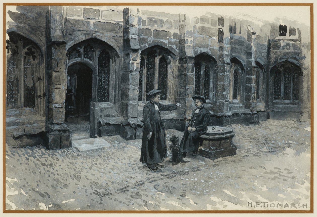 Chetham's College Yard av Henry Edward Tidmarsh