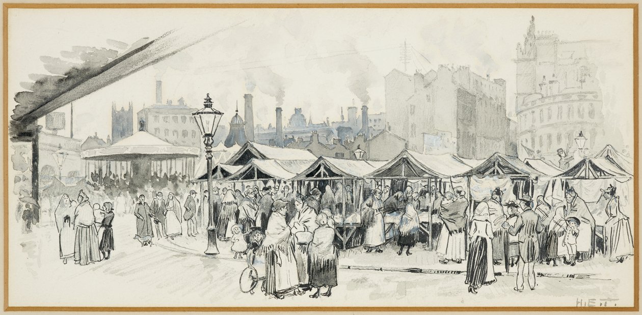 Flat Iron Market, Salford av Henry Edward Tidmarsh