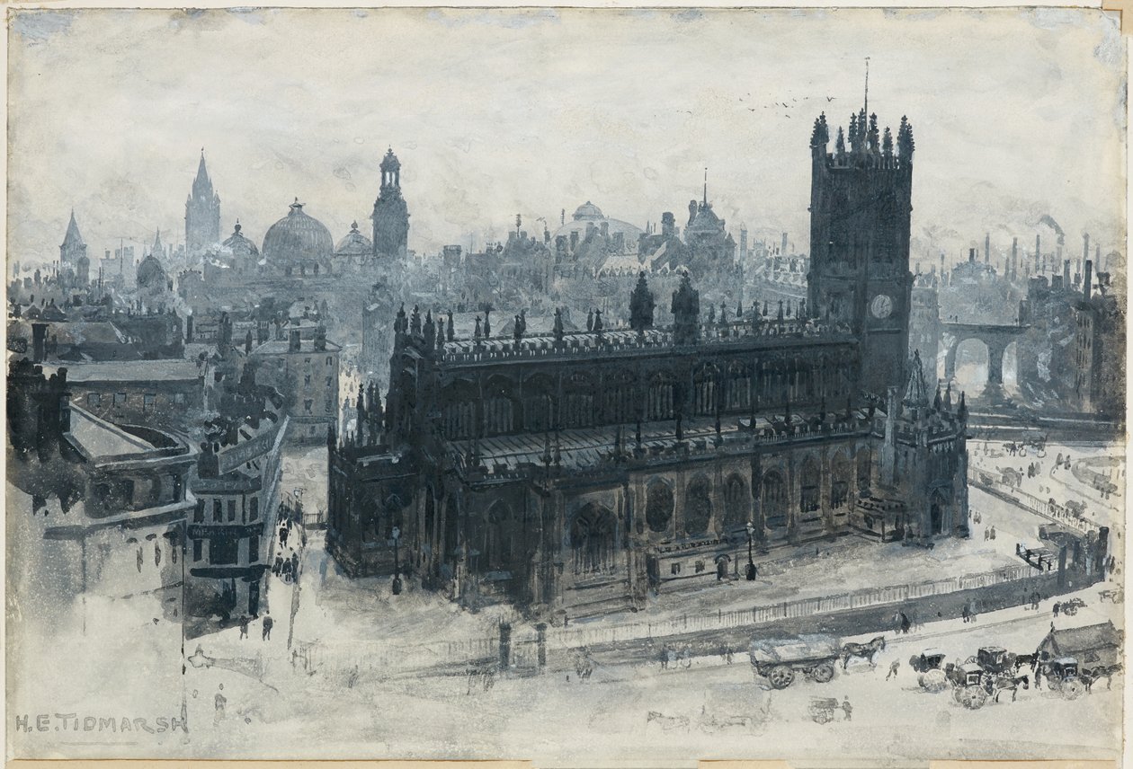 Manchester fra Grammer School av Henry Edward Tidmarsh