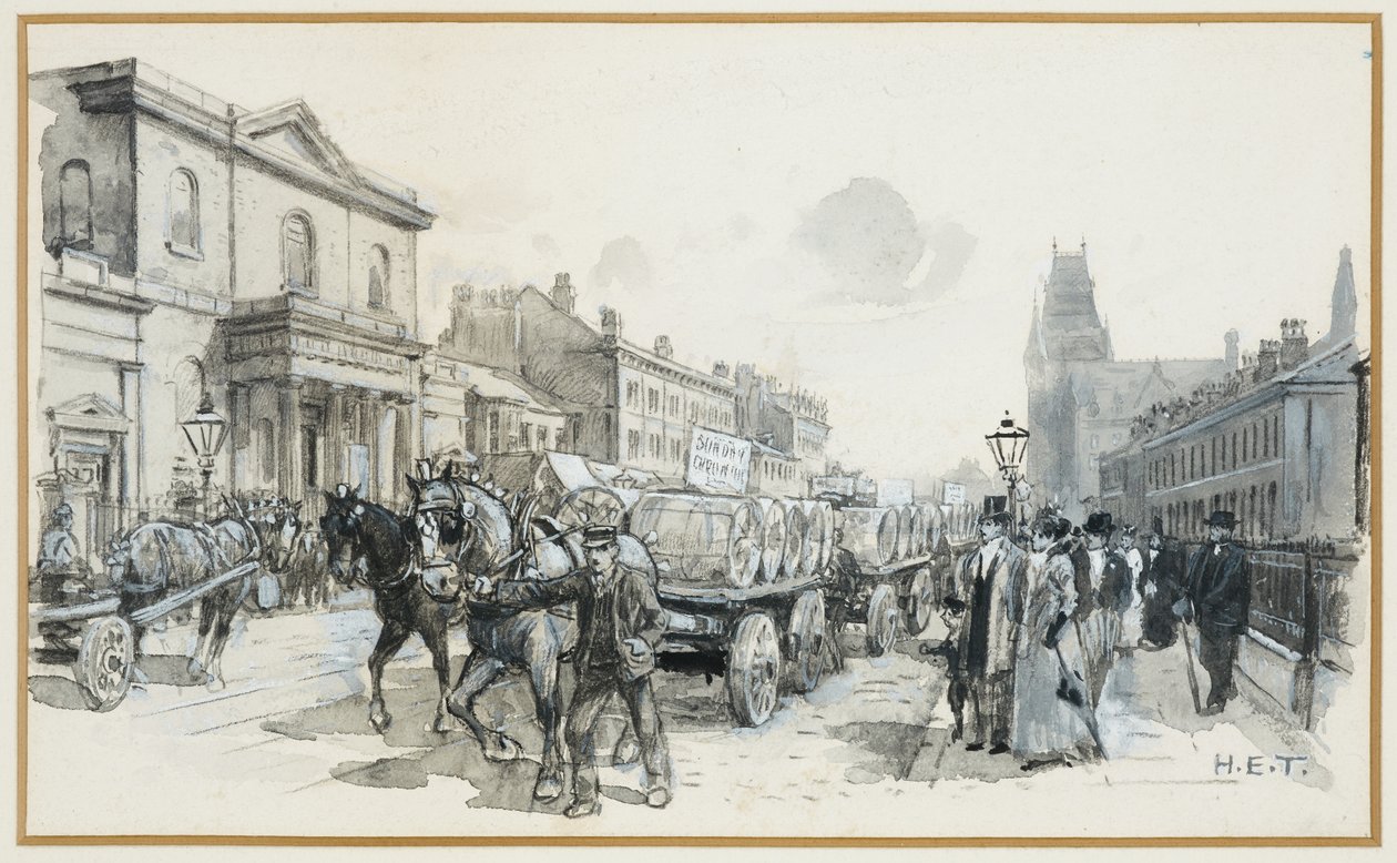 1. mai, Oxford Street av Henry Edward Tidmarsh