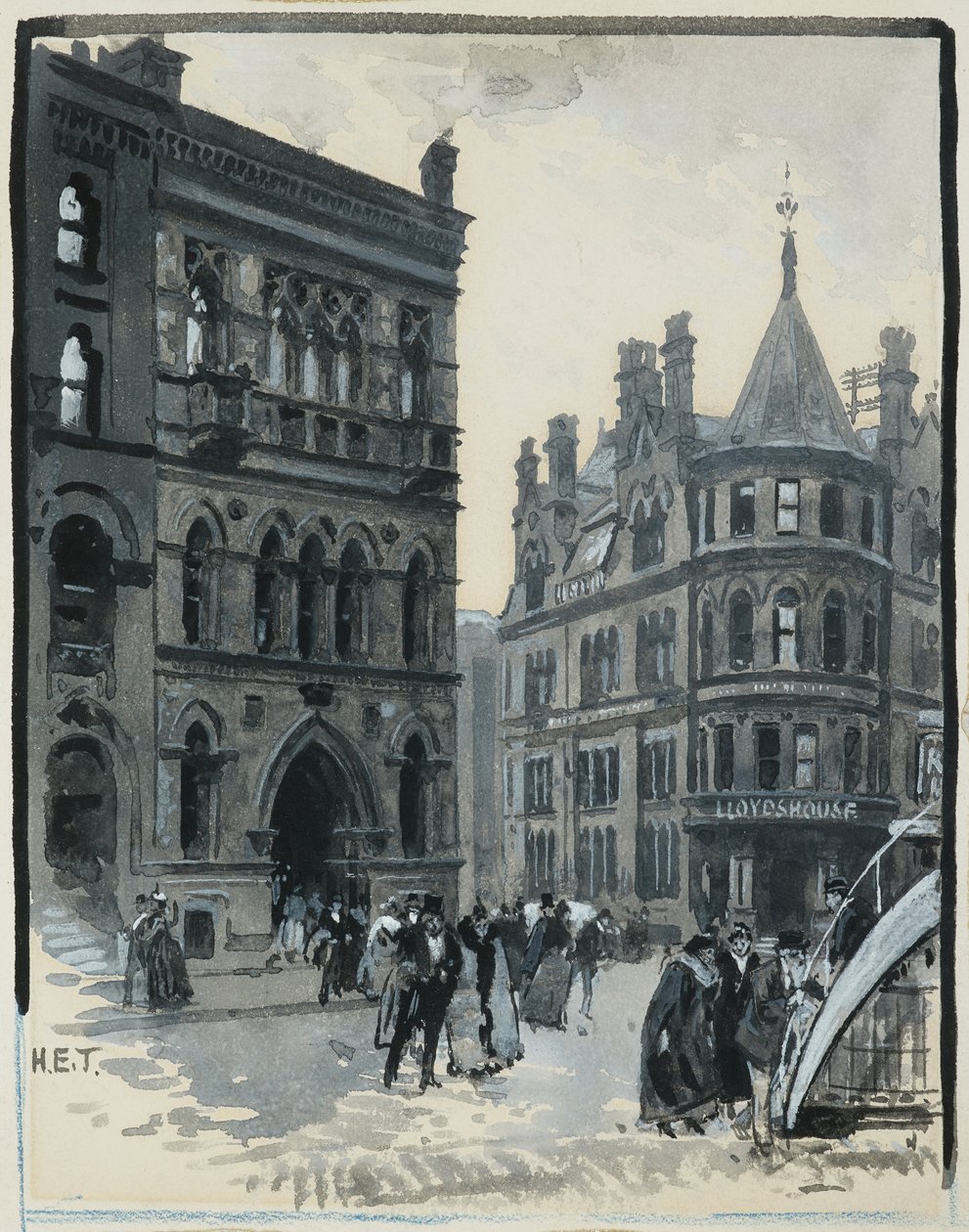 Memorial Hall, Albert Square av Henry Edward Tidmarsh