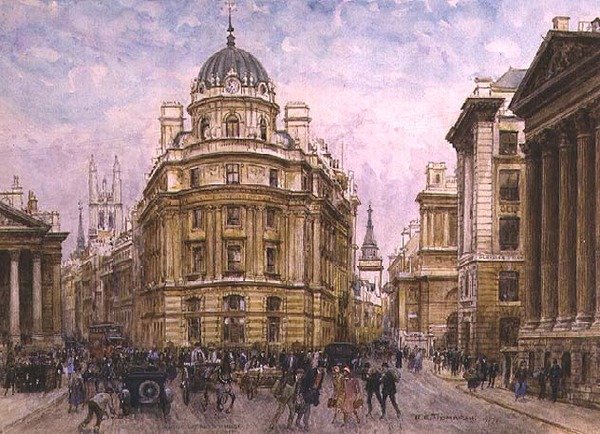 Utenfor Mansion House, London av Henry Edward Tidmarsh