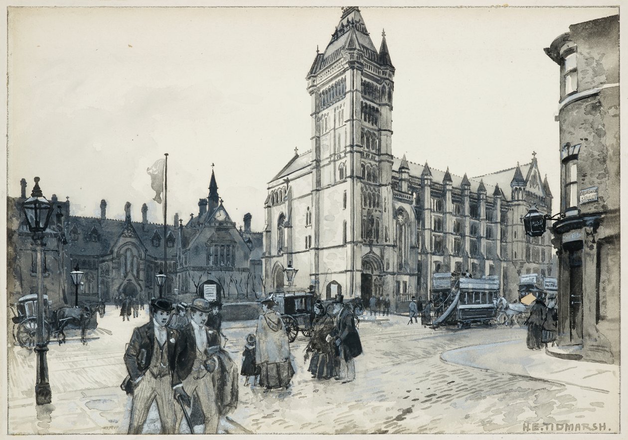 Owen's College og museet av Henry Edward Tidmarsh