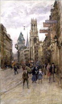 St. Dunstans i vest, 1922 av Henry Edward Tidmarsh