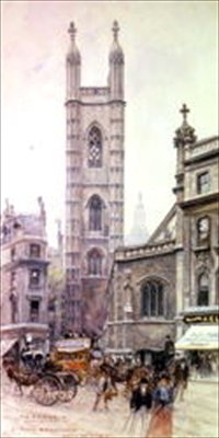 St Mary Aldermary, Queen Victoria Street av Henry Edward Tidmarsh