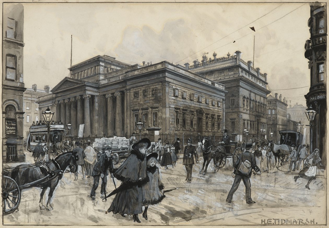 Kunstgalleriet, Mosley Street og Atheneum av Henry Edward Tidmarsh