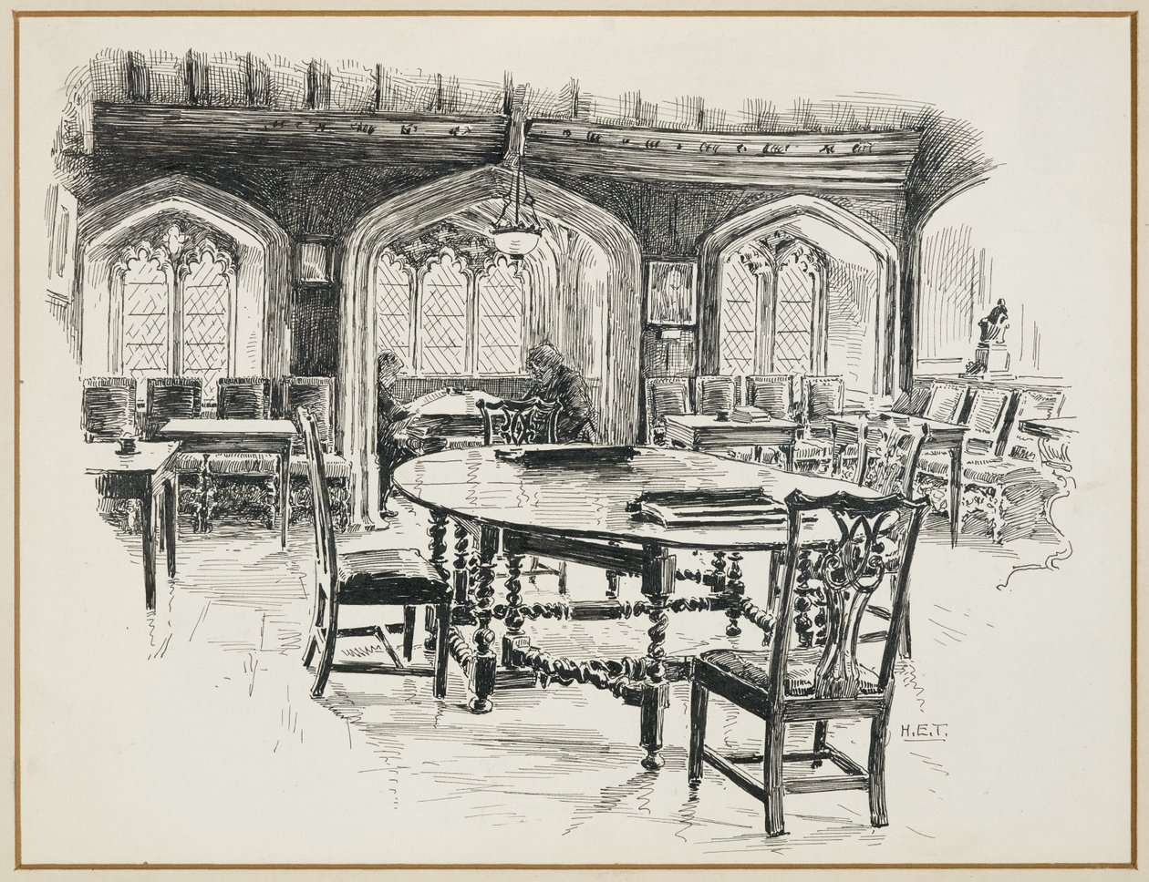 Lesesalen, Chetham College av Henry Edward Tidmarsh