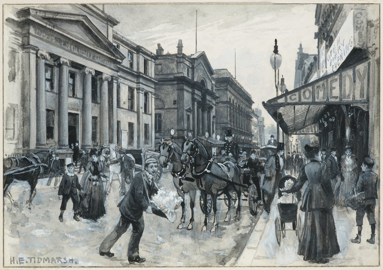 YMCA Theatre Royal og Comedy Theatre av Henry Edward Tidmarsh