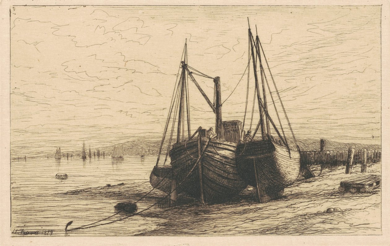 På New York Bay av Henry Farrer