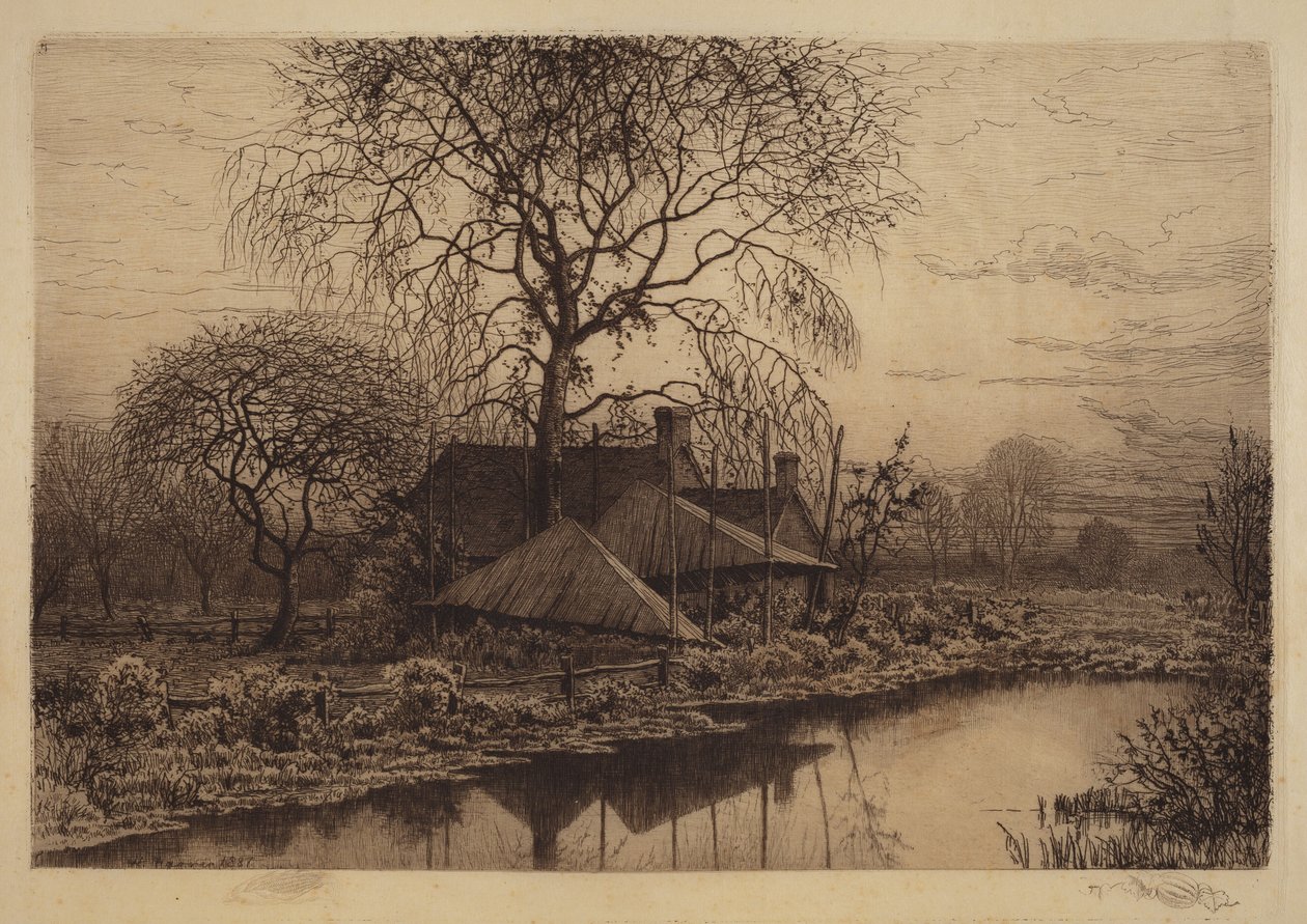 Uten tittel (gårdshus, Long Island) av Henry Farrer