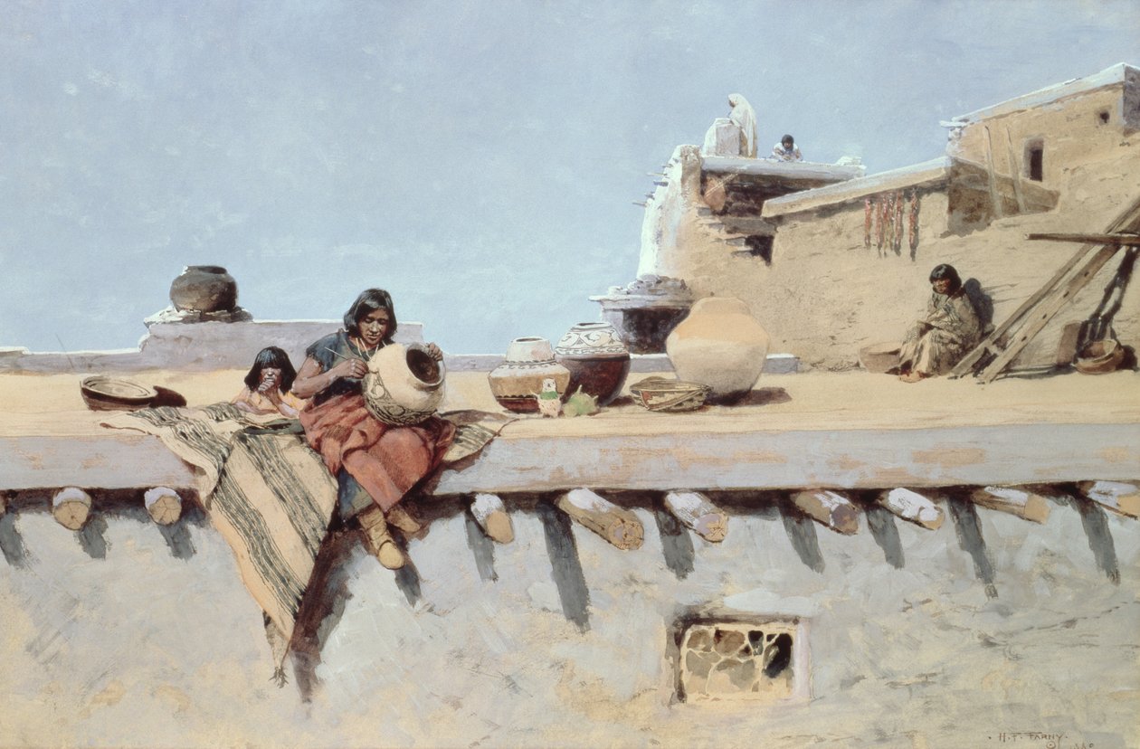 Malepotter, 1880 av Henry Francois Farny
