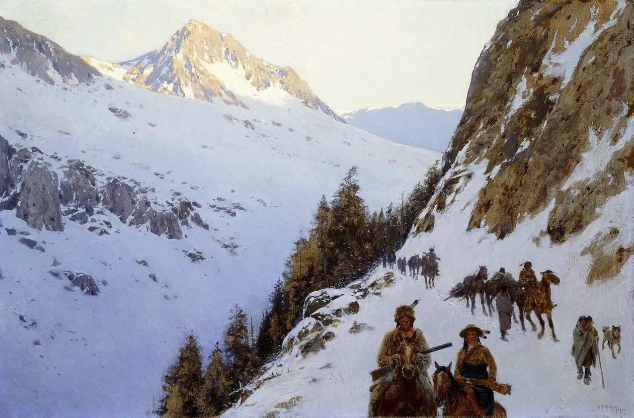 Stien over passet, 1910 av Henry Francois Farny