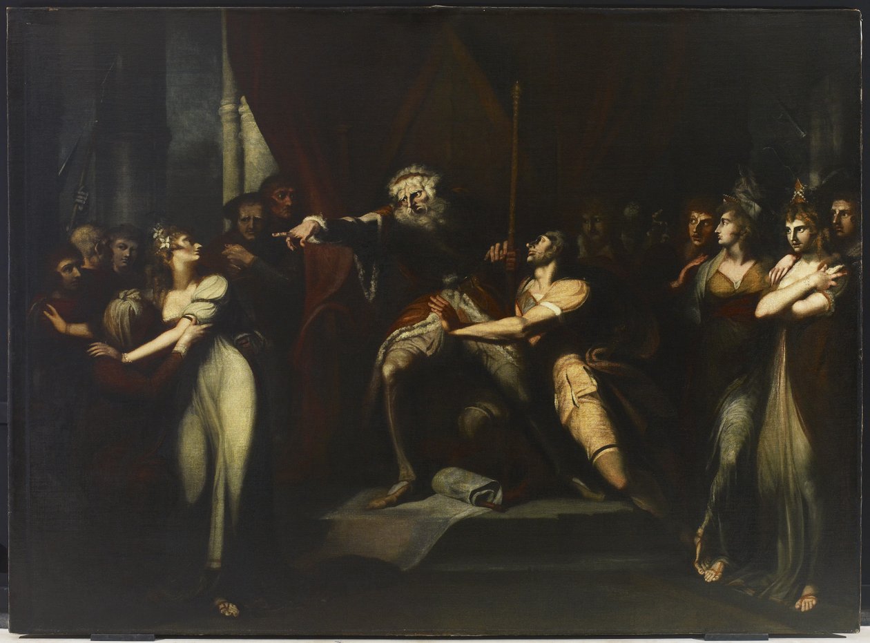 Lear Banishing Cordelia, ca. 1784-90 av Johann Heinrich Füssli