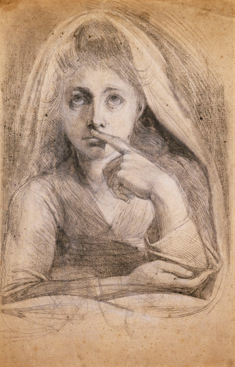 Martha Hess som stillhet av Johann Heinrich Füssli