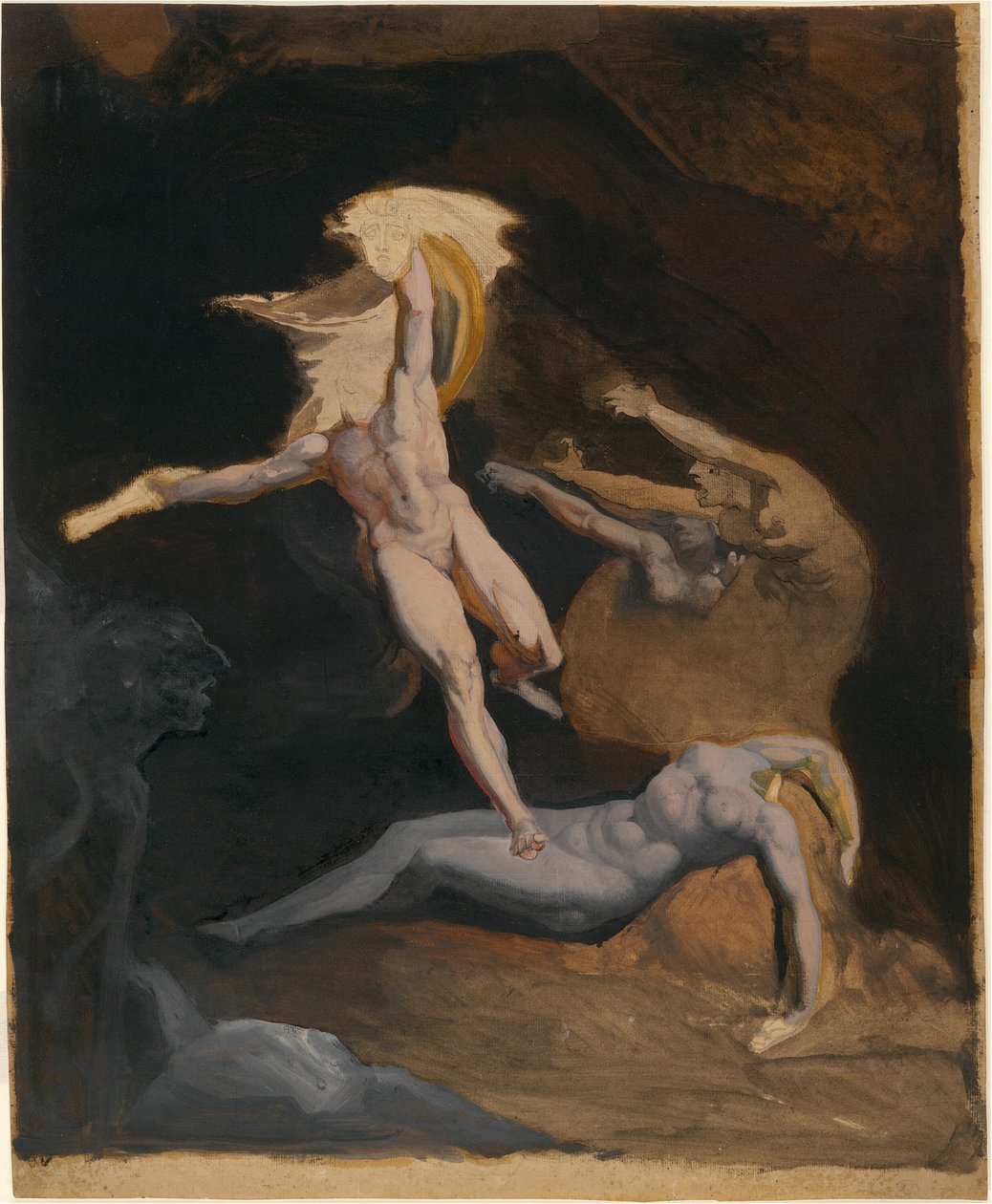 Perseus Starter fra Gorgonhulen av Johann Heinrich Füssli