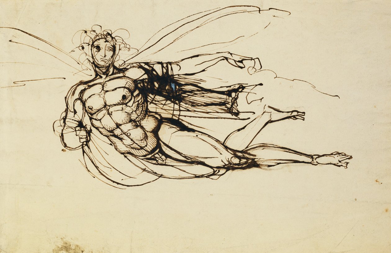 Satan av Johann Heinrich Füssli