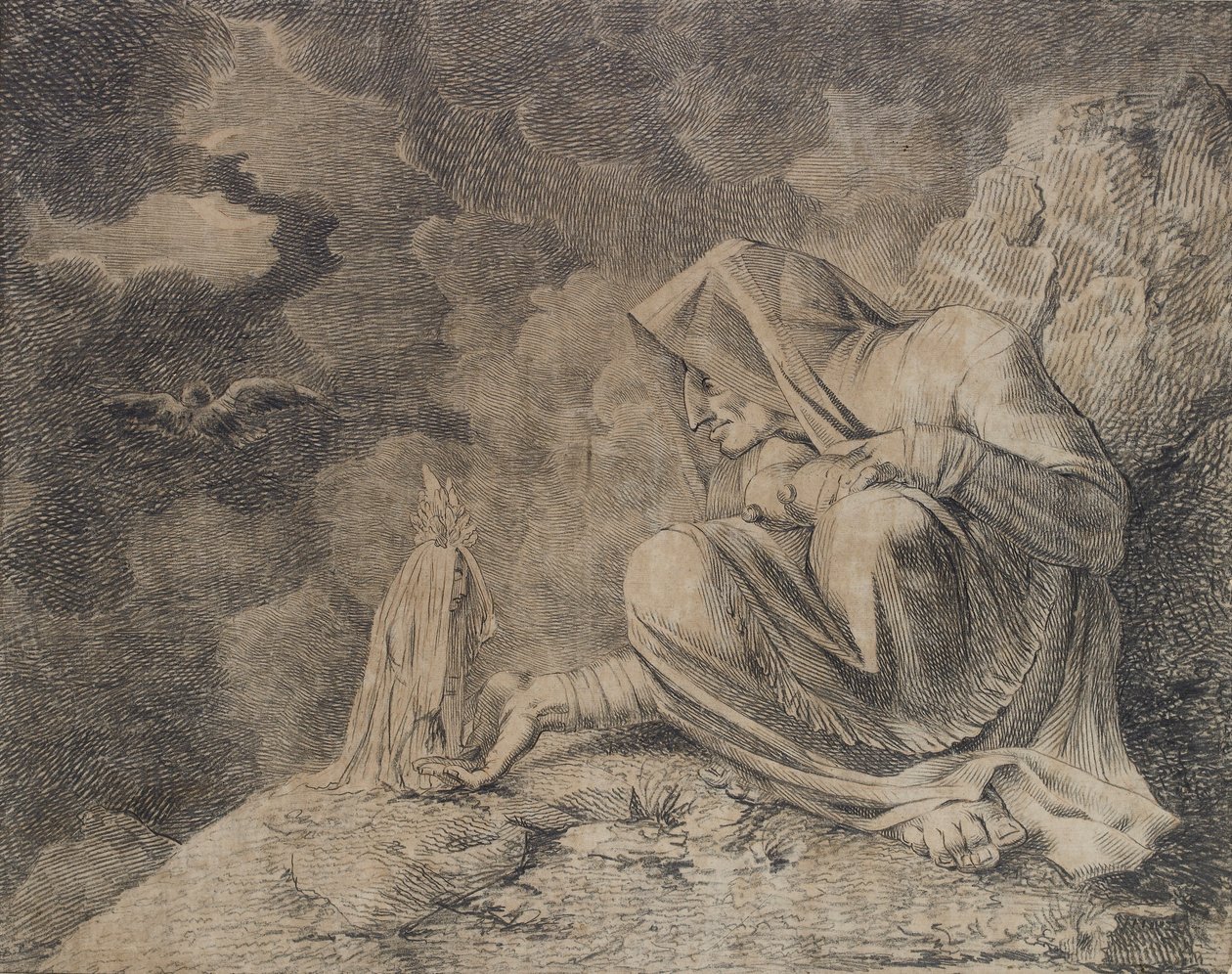 The Witch and the Mandrake, ca 1812 av Johann Heinrich Füssli