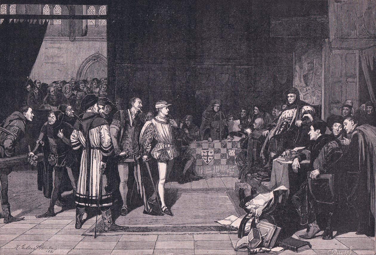 Henry, Prince of Wales før dommer Gascoigne av Henry Gillard Glindoni