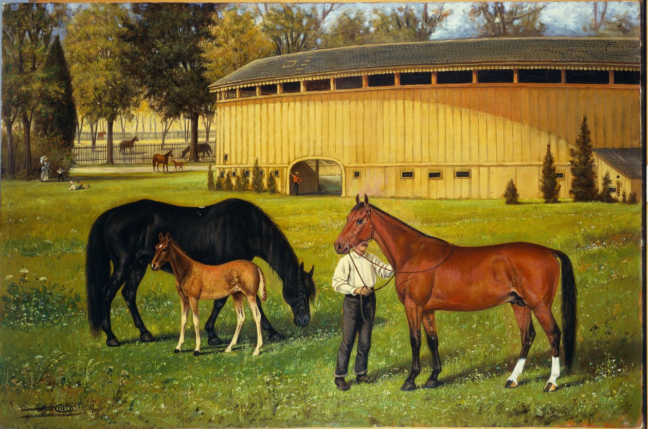 Treningsbanen på messeområdet, 1887 av Henry H. Cross