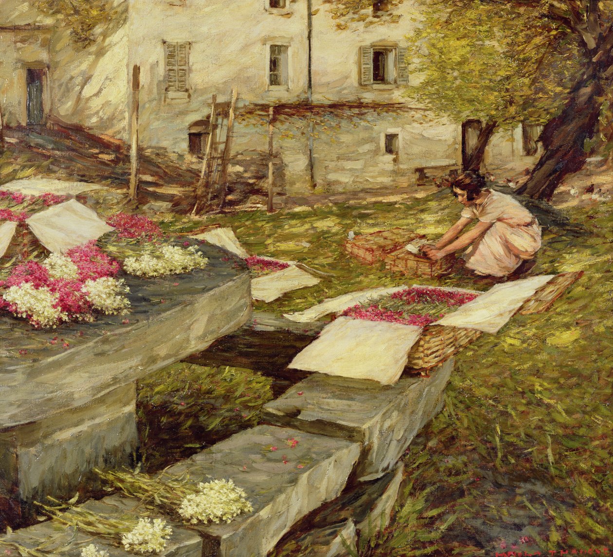 Plukke aksjer av Henry Herbert La Thangue