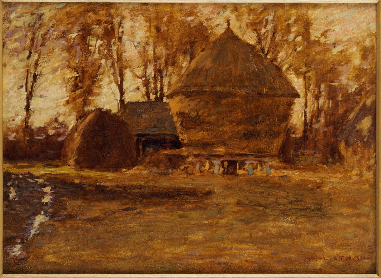 Sussex Hayricks, 1917 av Henry Herbert La Thangue