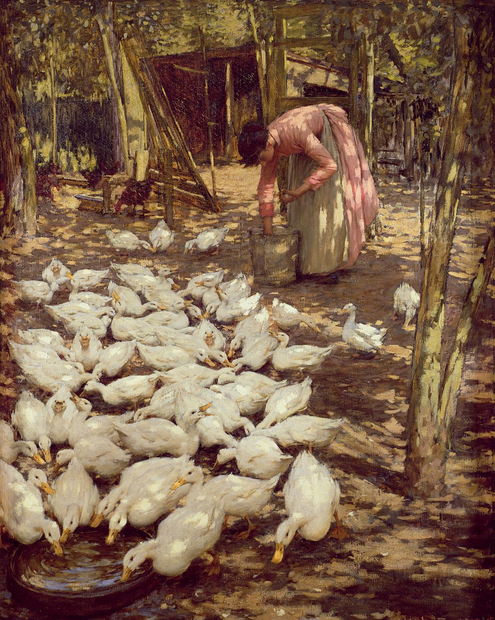 Den lille bedriften, 1896 av Henry Herbert La Thangue