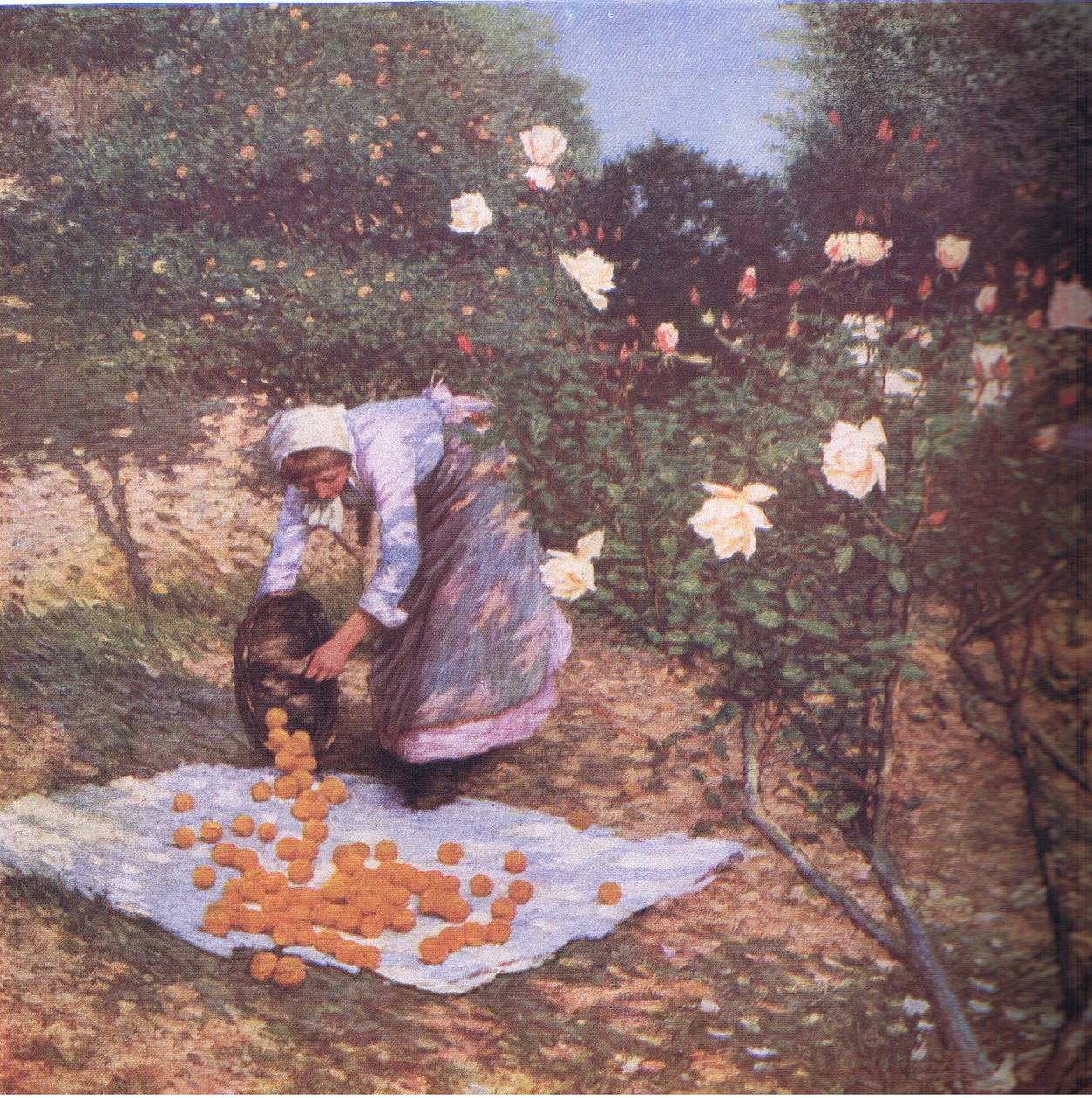 Provençalsk vinter, Bibbys Annual, 1916-1917 av Henry Herbert after La Thangue