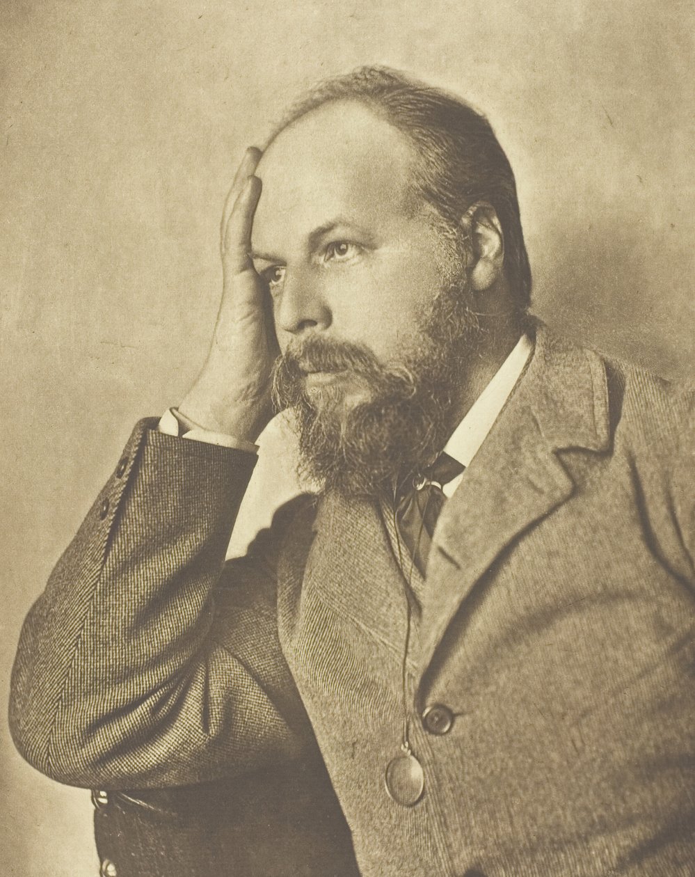 Hallam, Lord Tennyson, ca. 1893. av Henry Herschel Hay Cameron