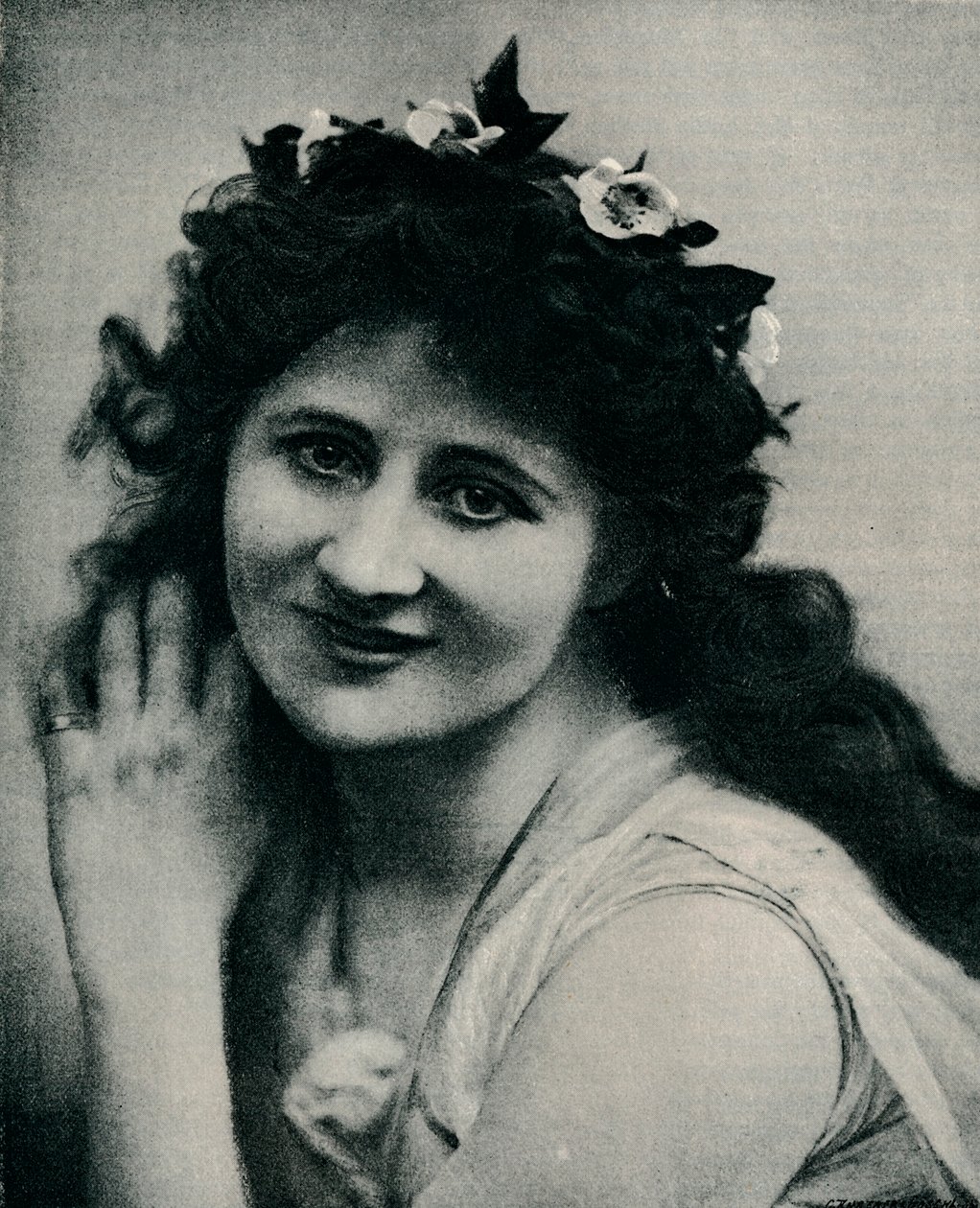 Frøken Mary Anderson som Perdita, c1893 av Henry Herschel Hay Cameron